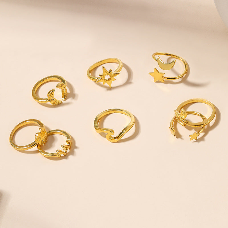 Wholesale exaggerated alloy fishtail ring