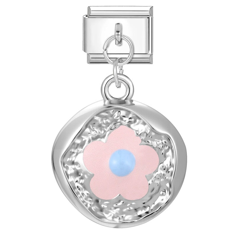 Wholesale  Italian Charm Bracelet 9mm DIY Creative Exquisite  Stainless Steel Composable Bracelet