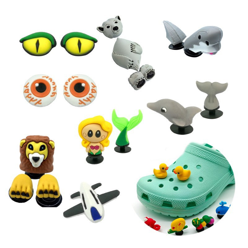 Wholesale  10pcs Shoes Accessories Shoes Charms