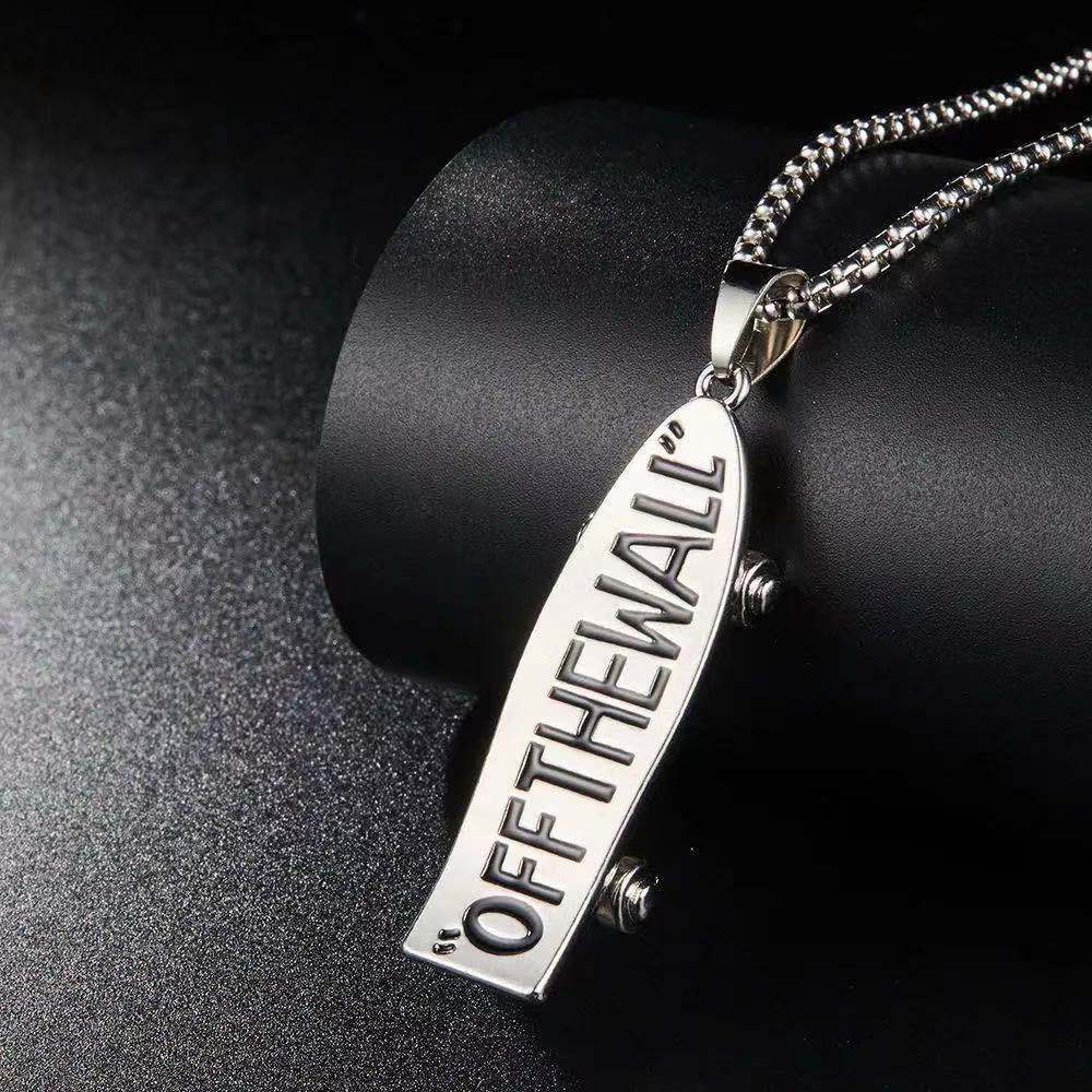Wholesale Minimalist Letter Pendant Necklace for Hip Hop Street Fashion