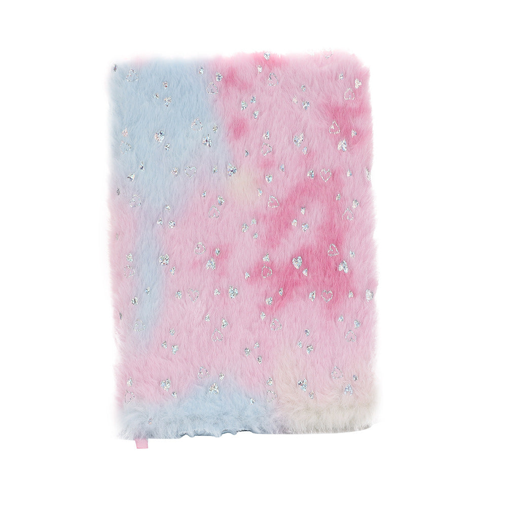 Wholesale cartoon cute colorful sequins gold stamped love handbook