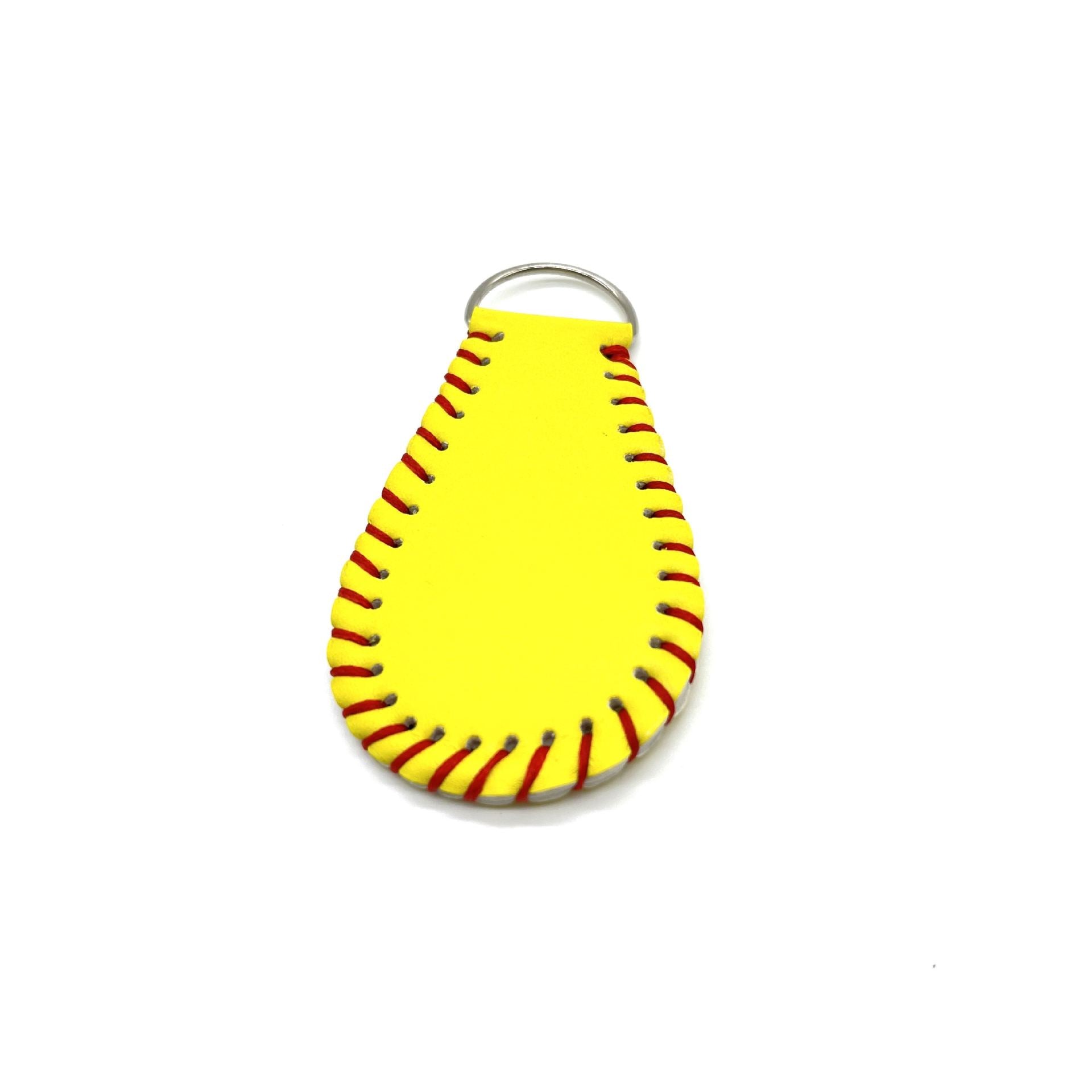 Wholesale Handmade Leather Baseball Softball Keychain