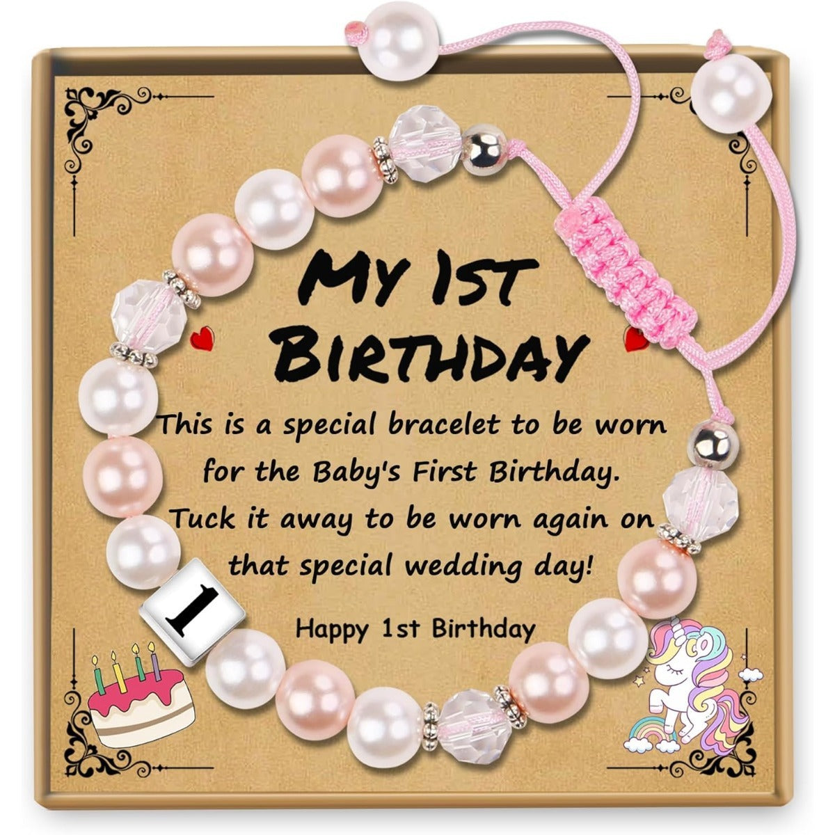 Wholesale  Pink Zebra Love Bracelet