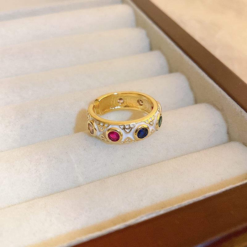 Wholesale Zircon Rings Adjustable Rings ACC-RS-Huiih001