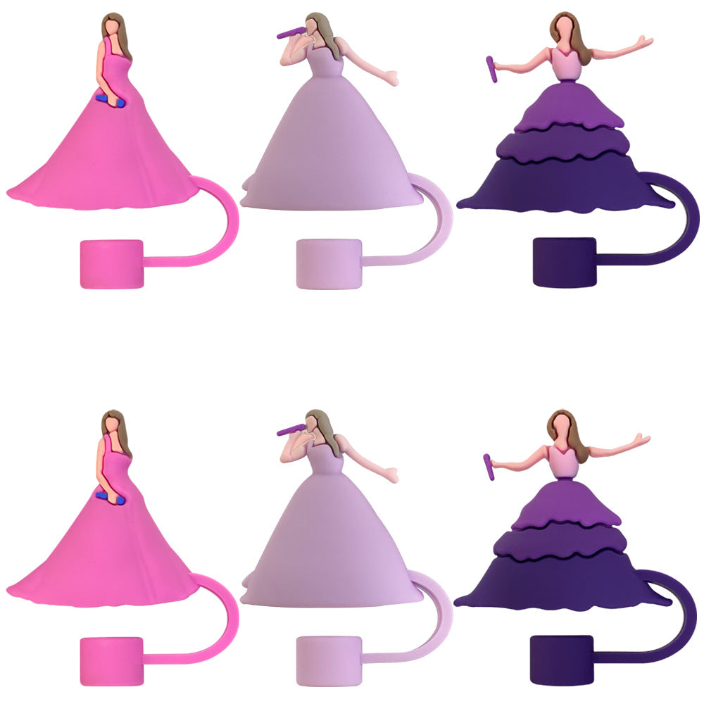 Wholesale 10pcs Star Straw Cover 10mm Straw Tube Cap ACC-SCR-WX005