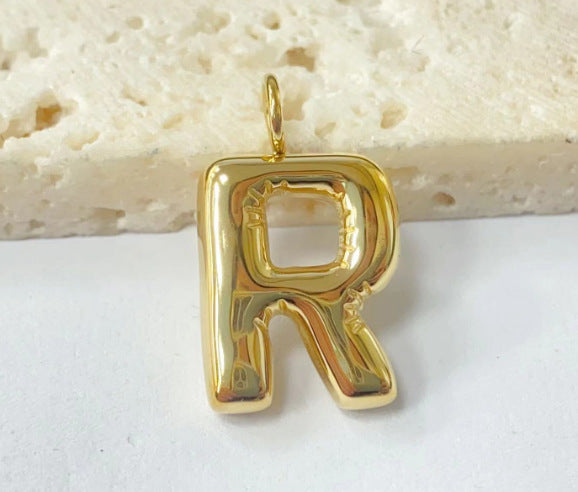 Wholesale Stainless steel bubble letter pendant