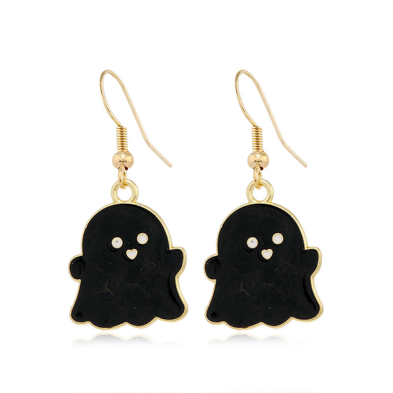 Wholesale   Creative Personalized Event Skull Alloy Earrings