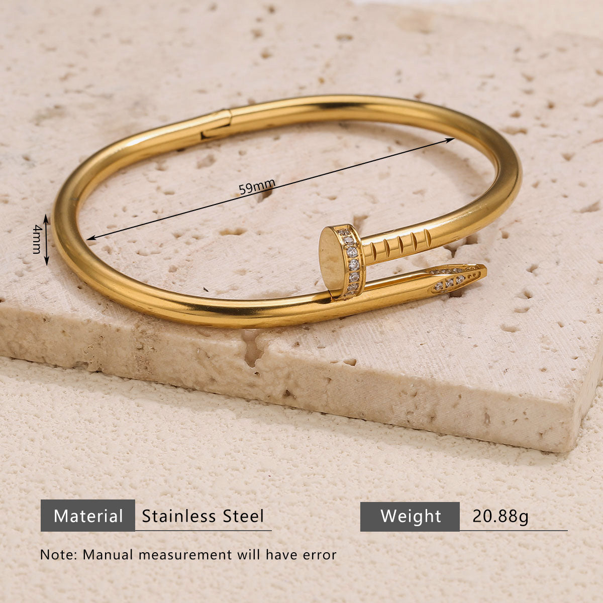 Wholesale Light Luxury  Bracelet for Women 18K Titanium Steel Color Retention