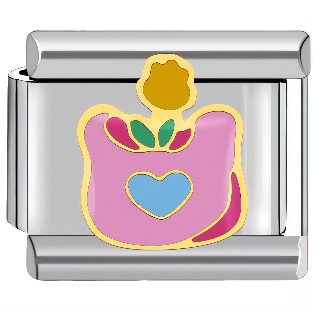 Wholesale Italian Charm Bracelet 9mm DIY Splicing Creative Pattern Stainless Steel Composable Bracelet