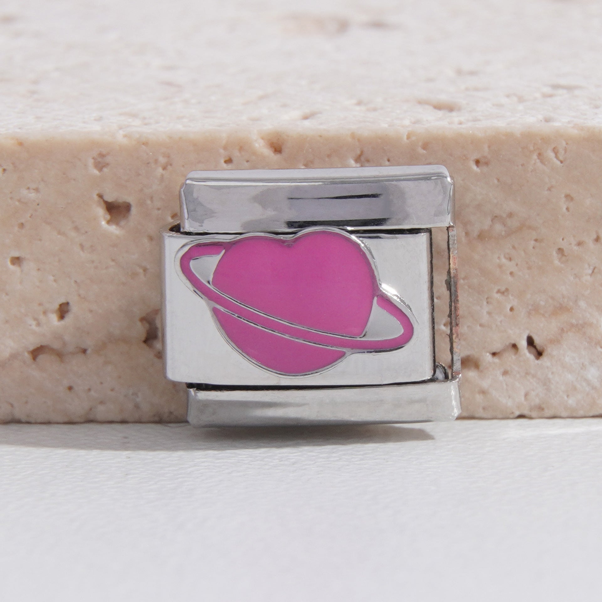 Wholesale   9mm Italian Charm Starter Bracelets DIY square Single Section Creative Stainless Steel Composable Bracelet