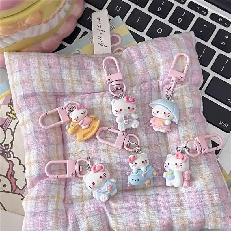 Wholesale Cat  phone charm Keychains  ACCVIP