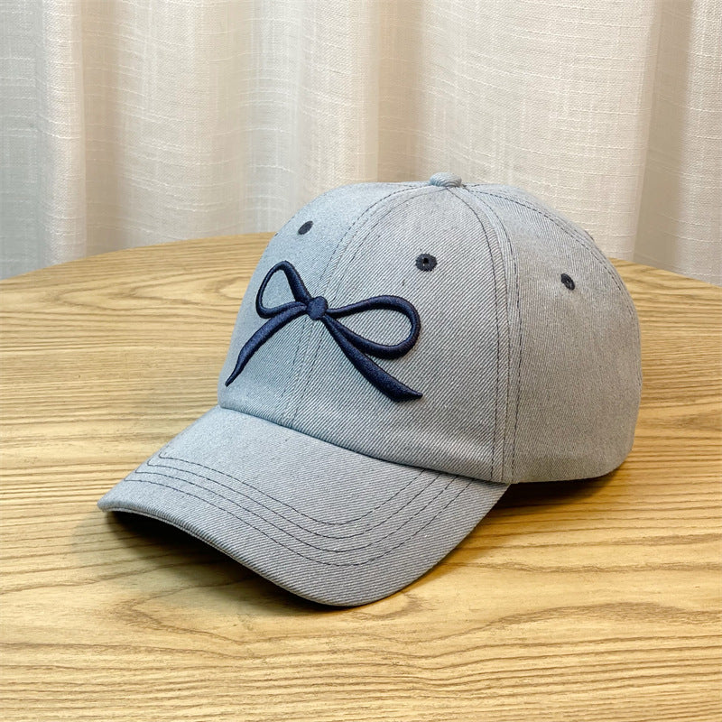 Wholesale  bow Denim baseball cap