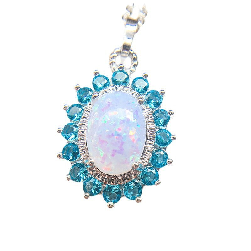Wholesale  six jaw Opal necklace