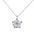 Wholesale s925 sterling silver  snowflake necklace