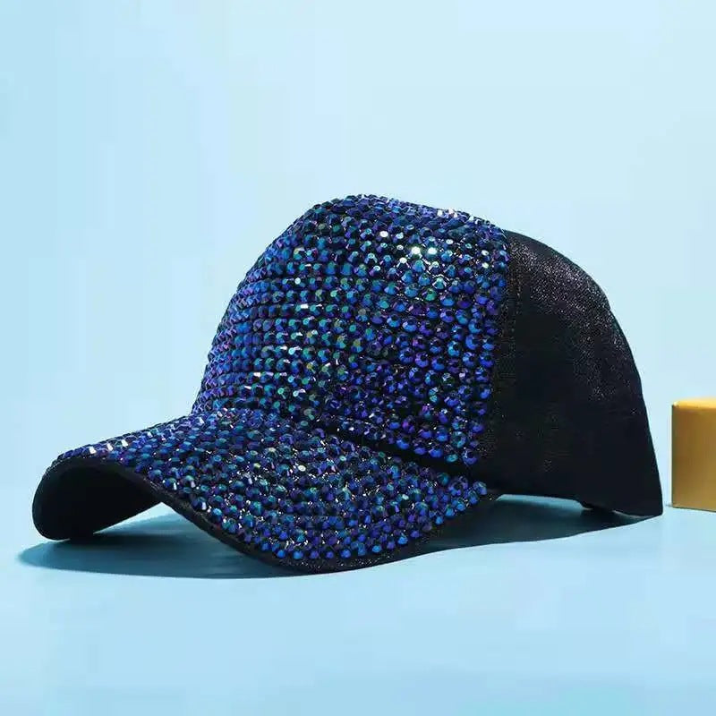 Wholesale  colorful rhinestone baseball cap