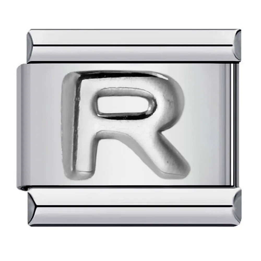 Wholesale Italian Charm Bracelet 9mm DIY punk Creative Stainless Steel Composable Bracelet