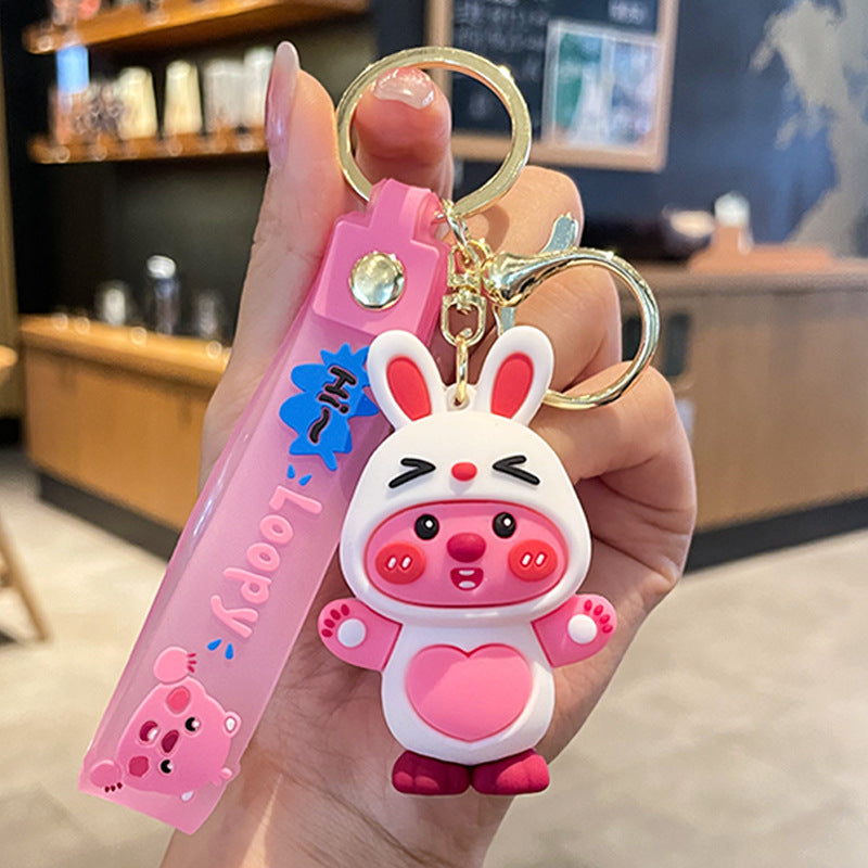 Wholesale Cartoon Cute Keychain Little Beaver Keychains Creative Keychain ACC-KC-SJ010