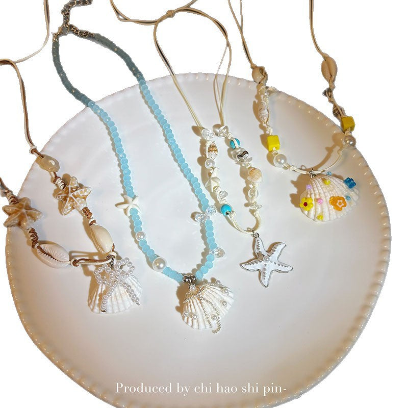 Wholesale shell beaded necklace