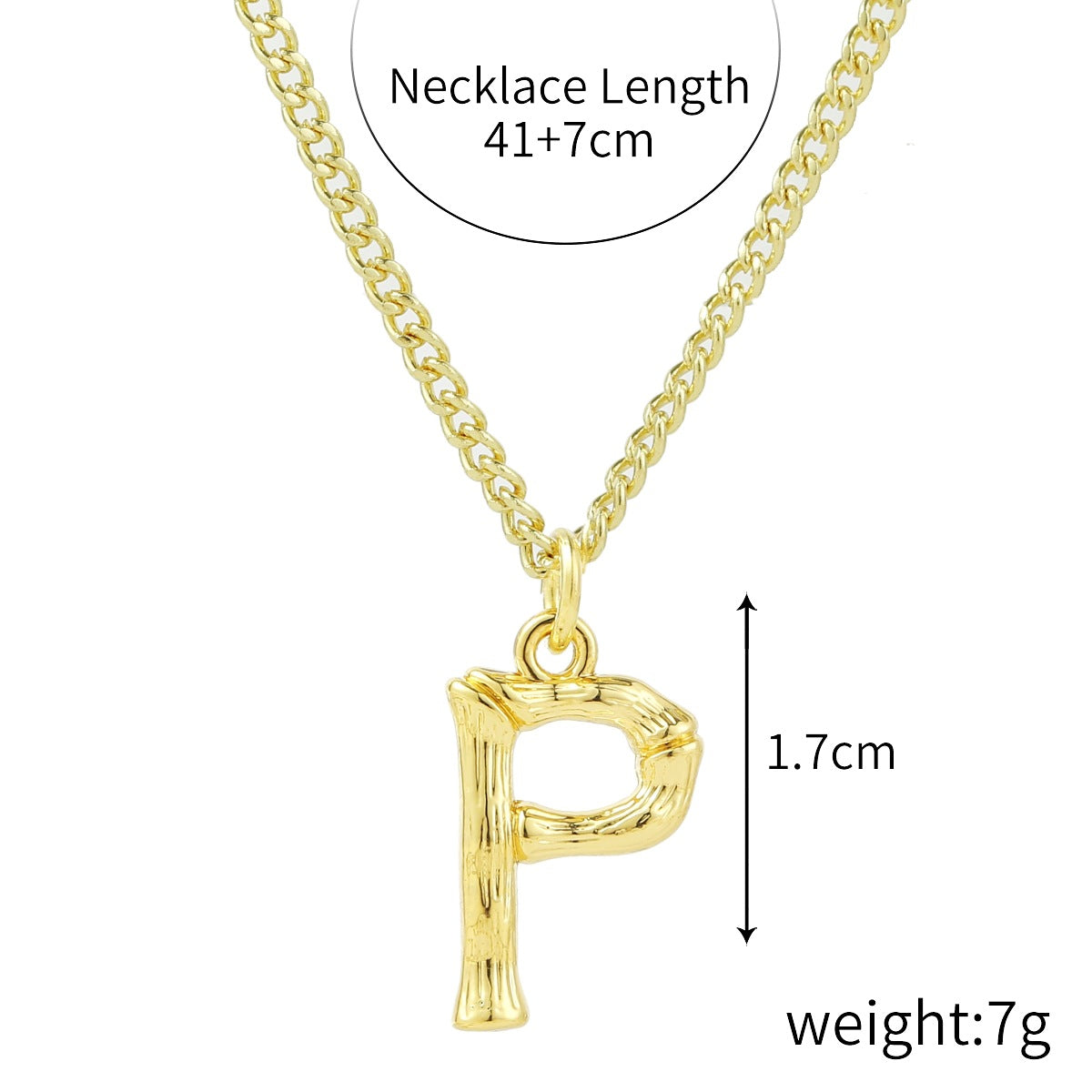 Wholesale  Love Letter Necklace 26 English  Zinc Alloy Necklaces