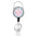 Wholesale Floral Alloy  Retractable Rotating Badge Keychain