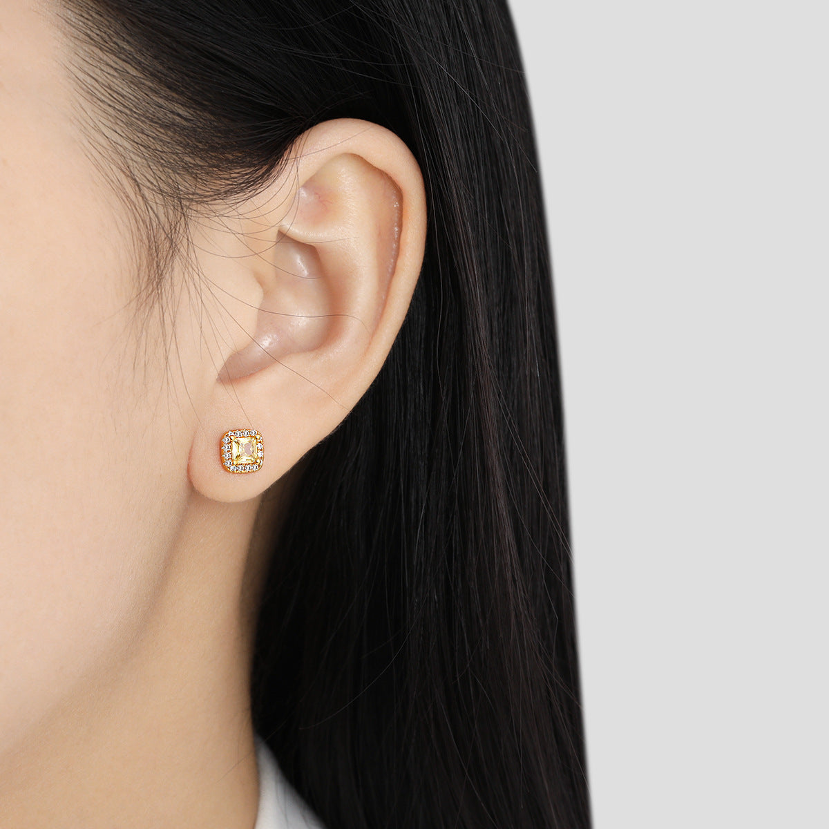 Wholesale light luxury  Diamond-embedded sugar necklace bracelet earrings  jewelry suit