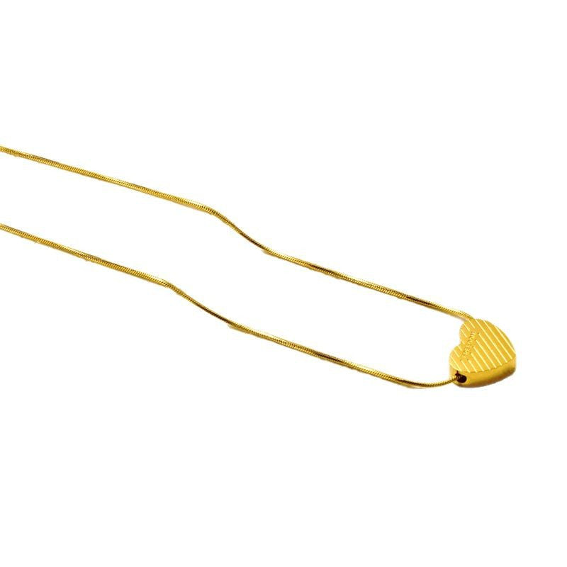 Wholesale Heart Stainless Steel Necklace