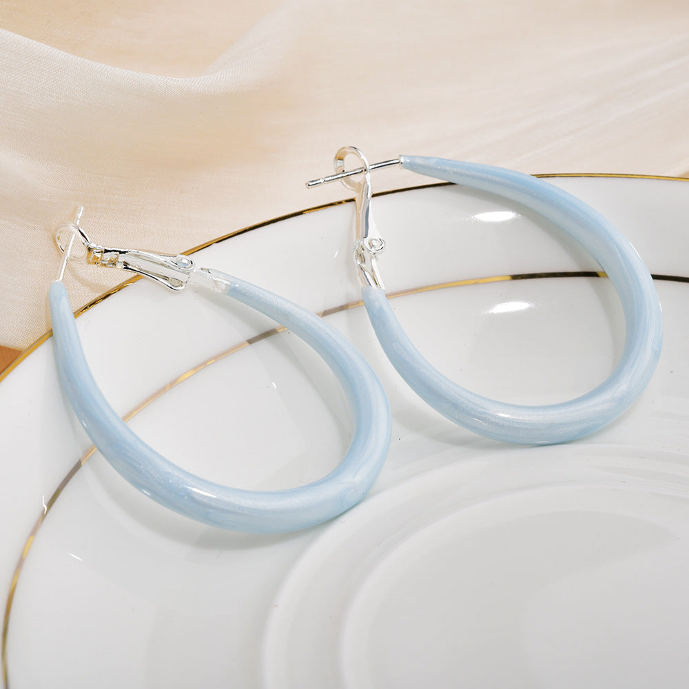 Wholesale  Light Luxury Candy Color Earrings