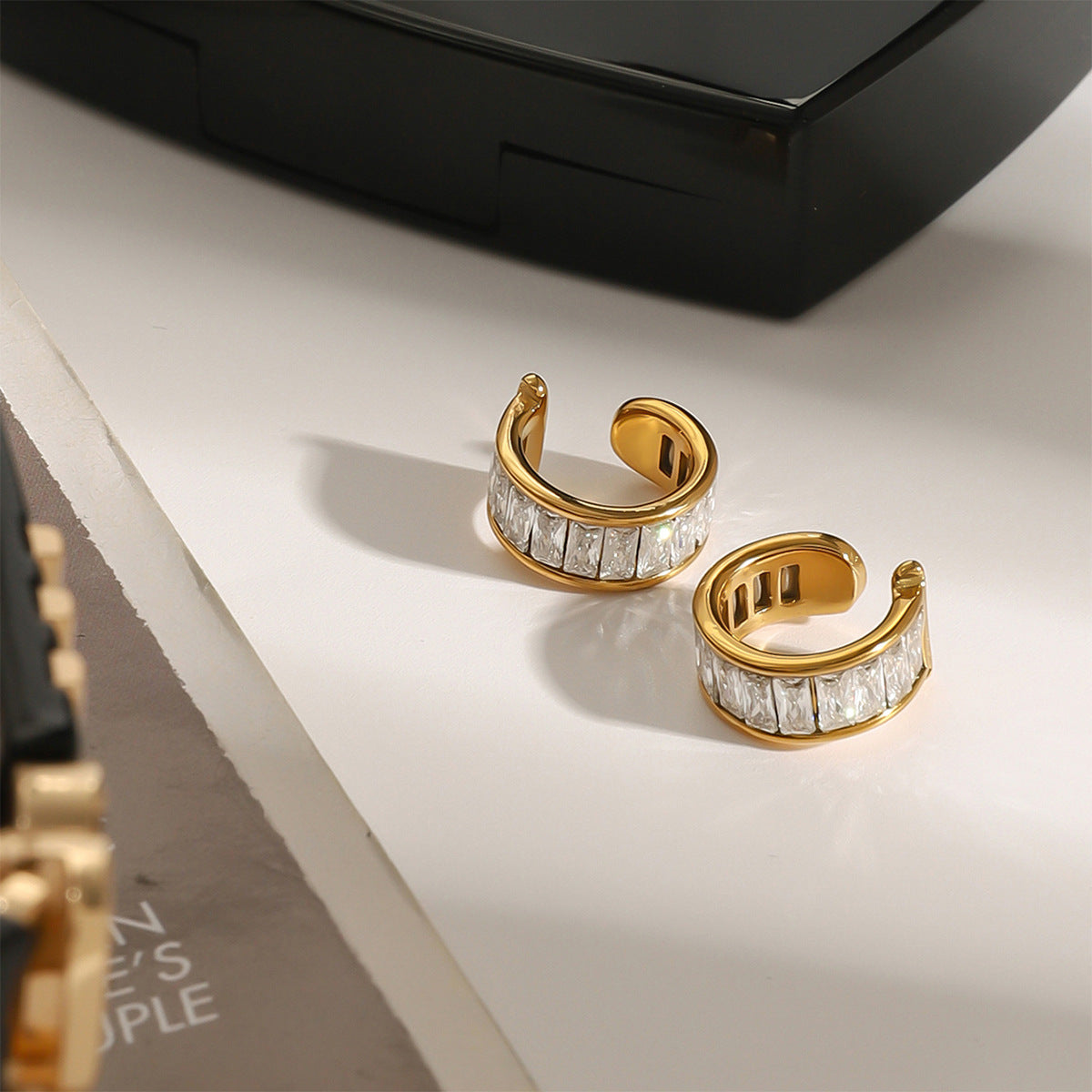 Wholesale Stainless Steel Ear Clip Without Ear Hole Earrings