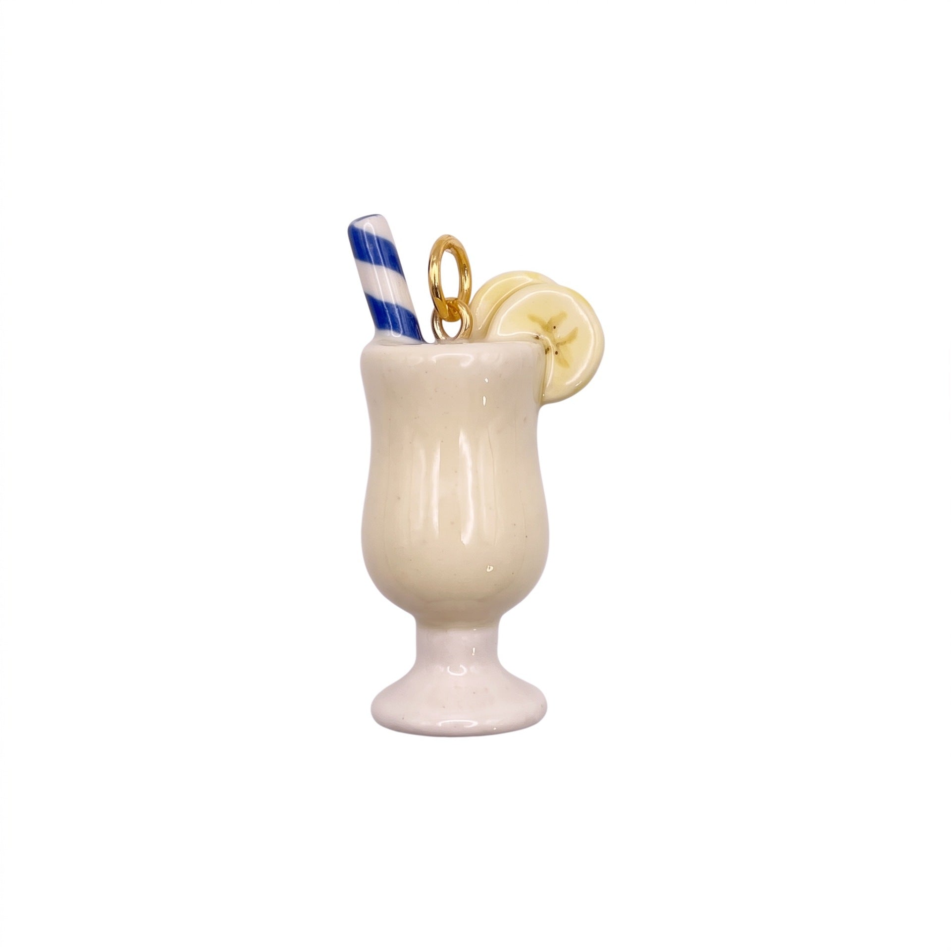 Wholesale Miniature dessert toy pendant,  3D realistic ice cream milkshake shape,  glossy and oil-dripping,  cute girly accessory.