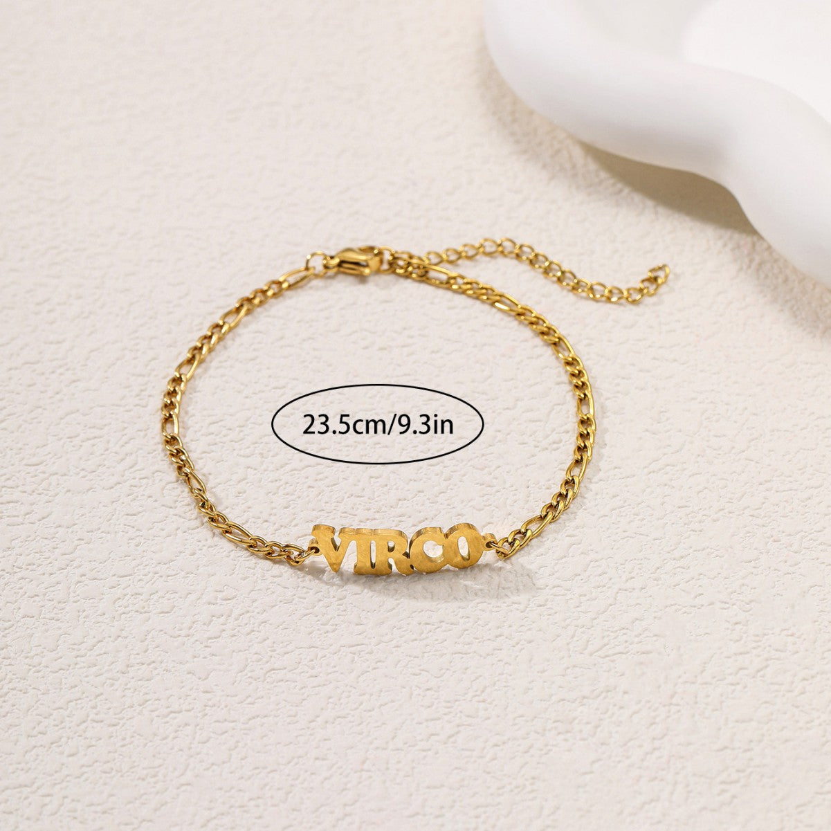 Wholesale Electroplated Alloy Zodiac Letter Bracelet Women S Contion Gift Jewelry Accessory