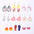 Wholesale Acrylic Christmas Valentine's Day New Year Independence Day Earrings suit