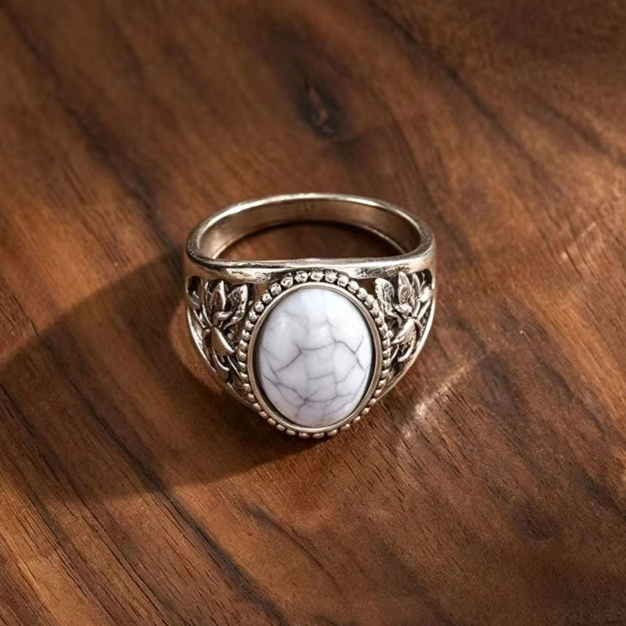 Wholesale Irregular Hollow Ring With Stone Inlay Geometric Design Trendy Women S Jewelry Accessory For Everyday Wear And Party