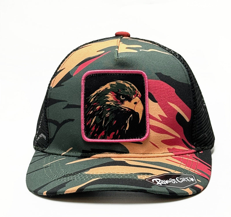 Wholesale  Graffiti Print Baseball Cap Animal Camouflage Embroidered Cap