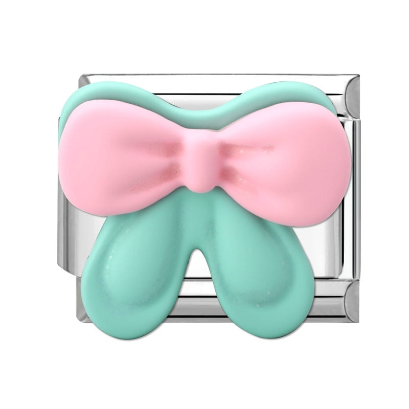 Wholesale Italian Charm Bracelet 9mm DIY Splicing Cute Creative Stainless Steel Composable Bracelet