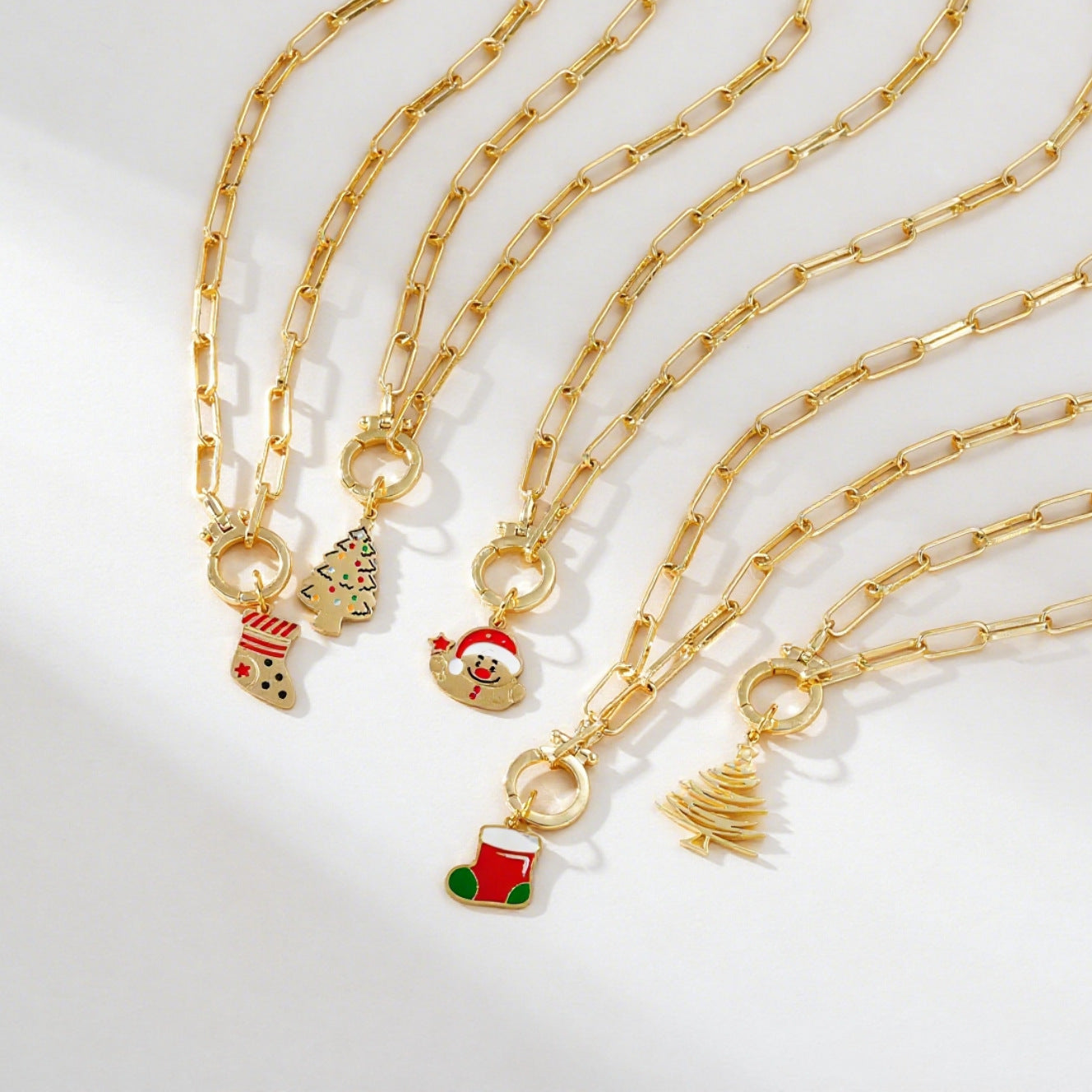 Wholesale Christmas Cartoon Oil Drop Bracelet