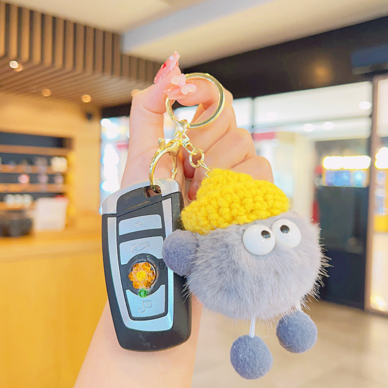 Wholesale Cartoon Fur Ball Plush Cute Keychain ACC-KC-JuCai009