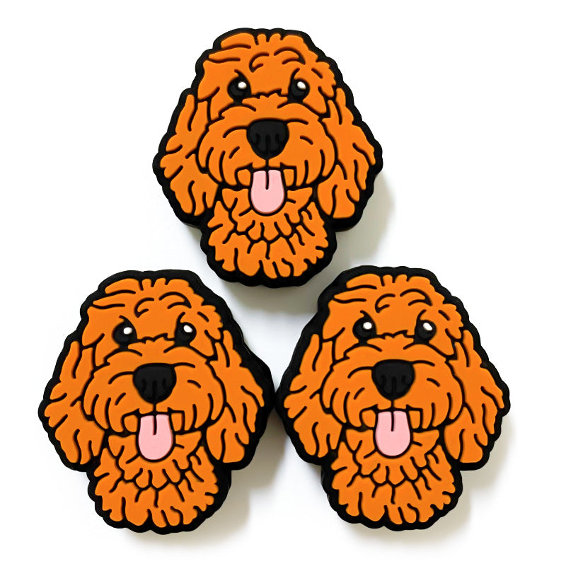 Wholesale 10pcs Silicone Cartoon Teddy Dog Focal Beads ACC-BDS-WDX118