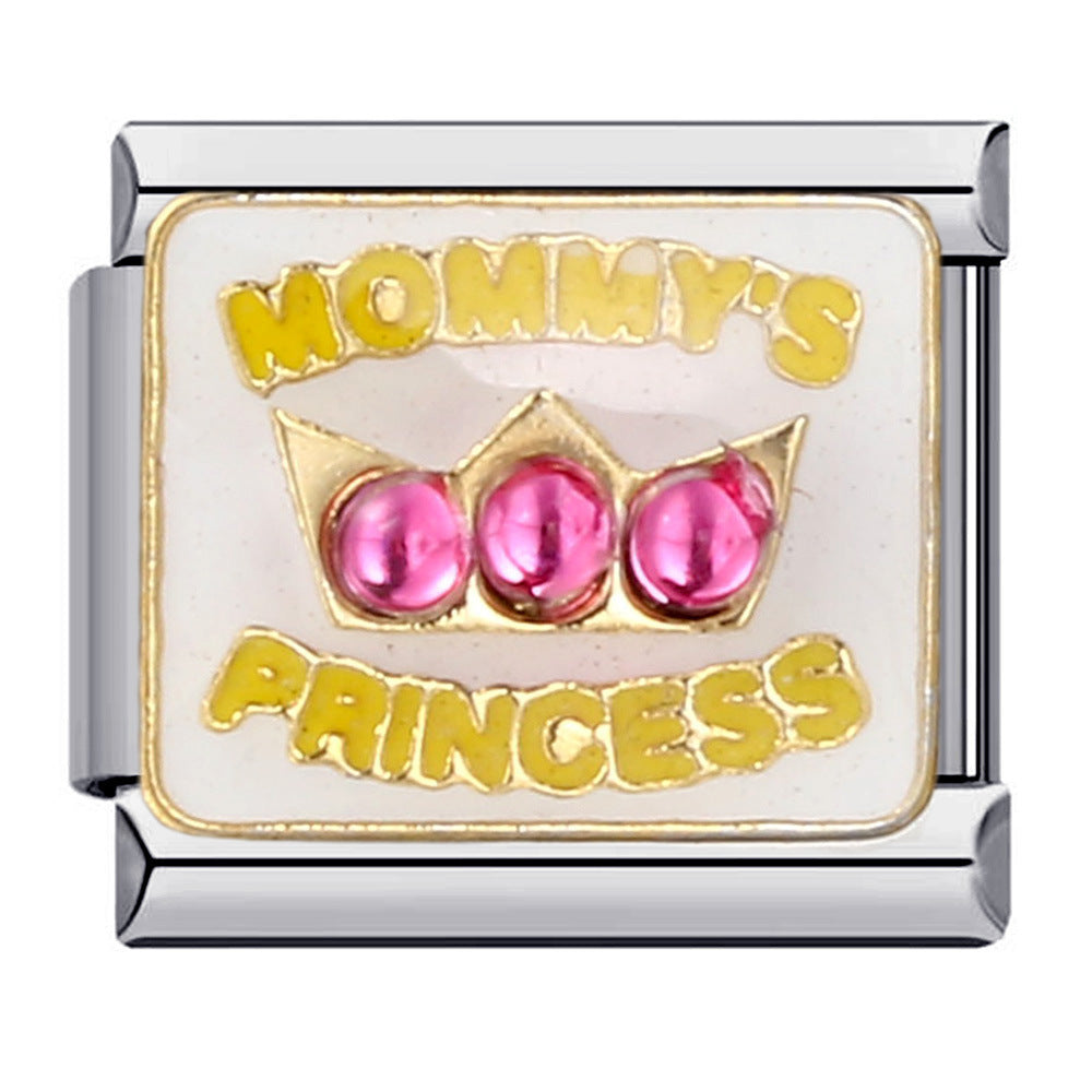 Wholesale Italian Charm Bracelet 9mm DIY Splicing Removable  Stainless Steel Composable Bracelet