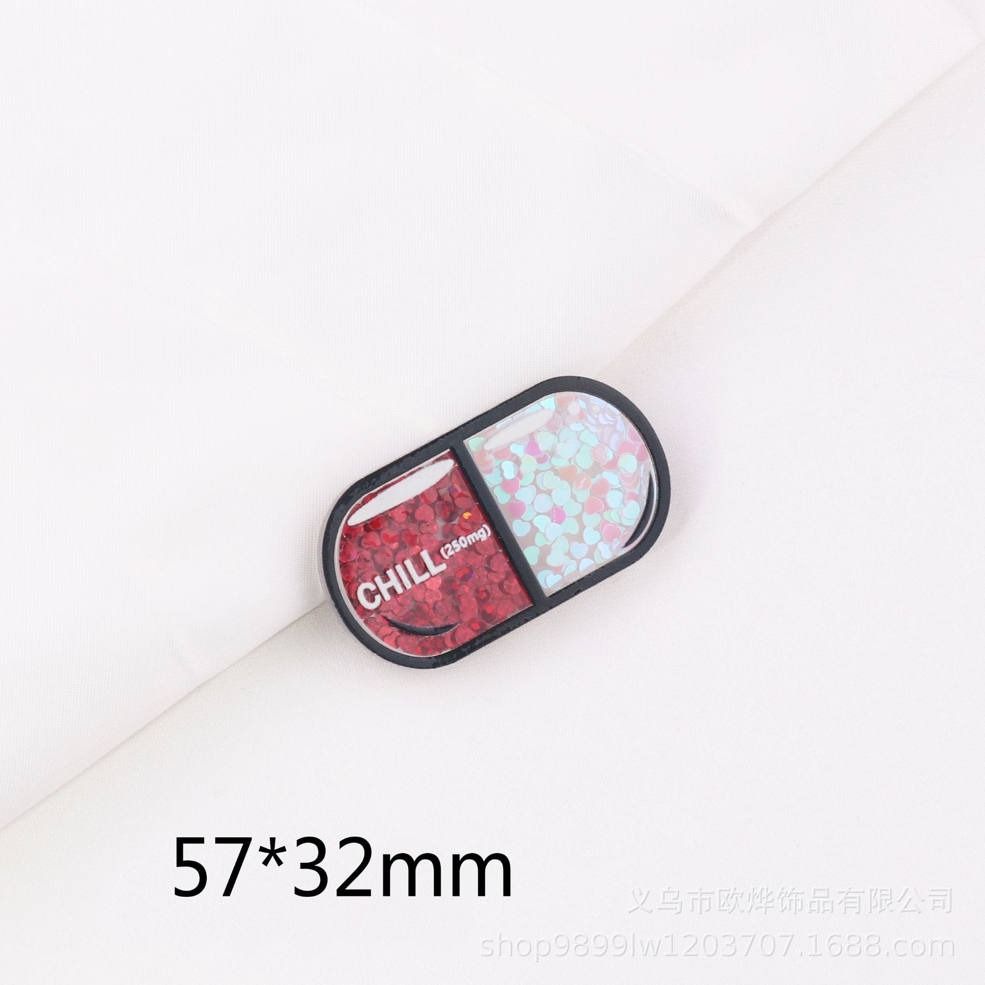 Wholesale  10pcs DIY Flatback Cartoon medical Acrylic Flatback Badge Reels Retractable Keychain DIY Accessories