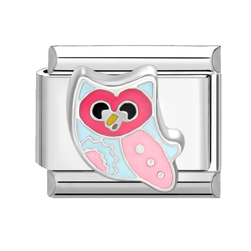 Wholesale Italian Charm Bracelet 9mm DIY Splicing Cute Creative Stainless Steel Composable Bracelet