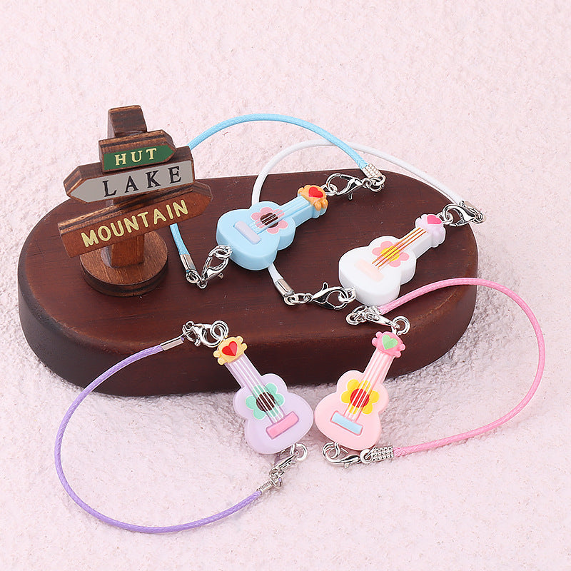Wholesale Cute cartoon mini guitar doll accessories