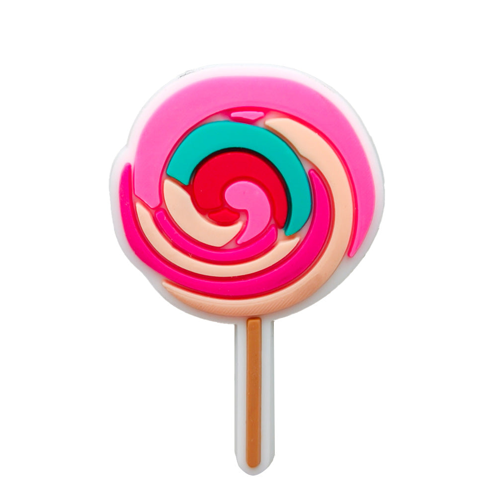 Wholesale Random 10pcs Cute Cartoon Candy Series Shoe Accessories Shoe Charms