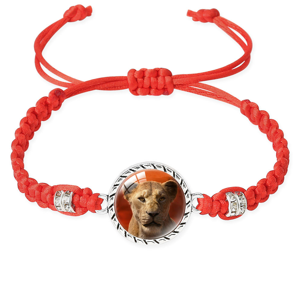 Wholesale Lion braid adjustable bracelet