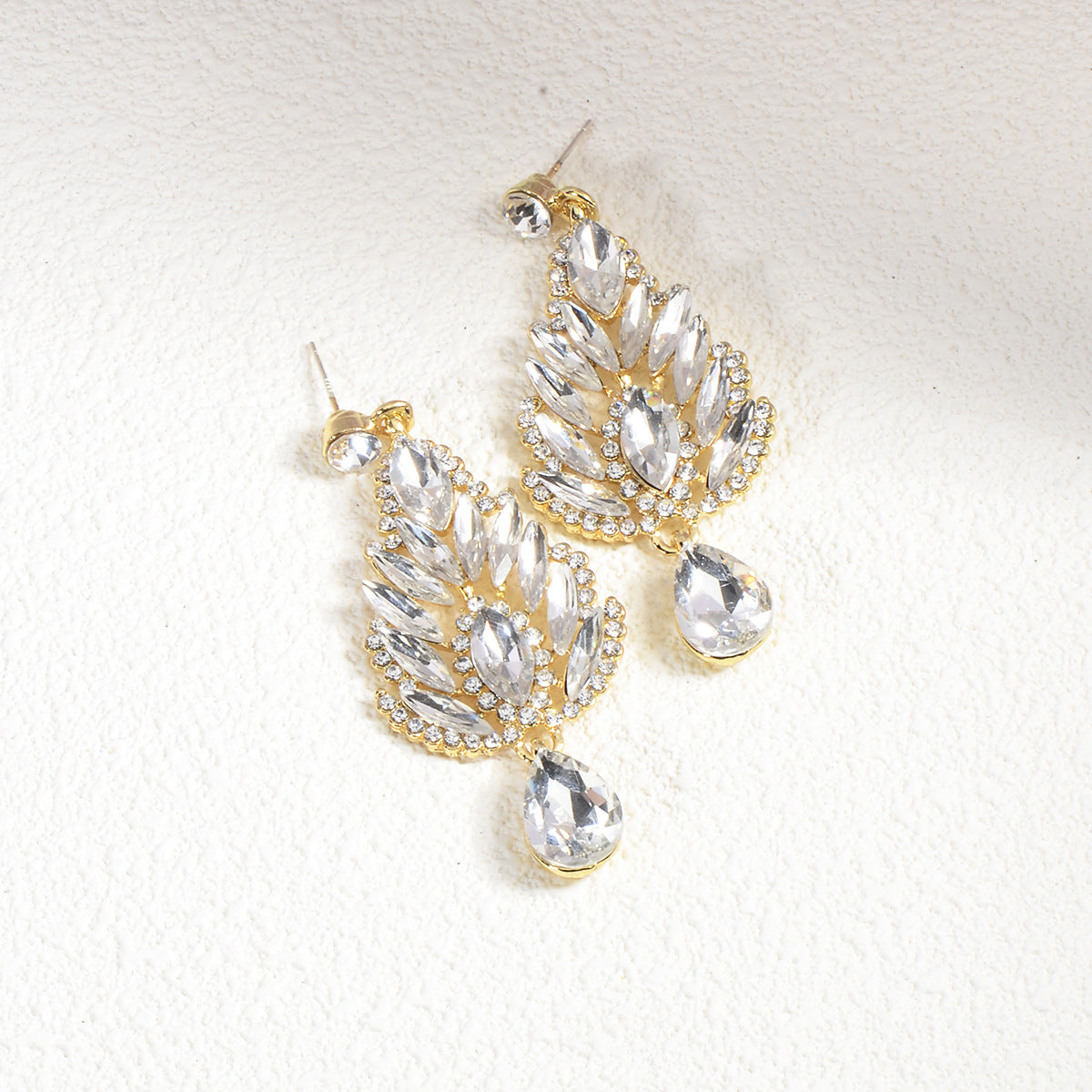 Wholesale Rhinestone Earrings Long Crystal Earrings Luxury Earrings ACC-ES-YiN003