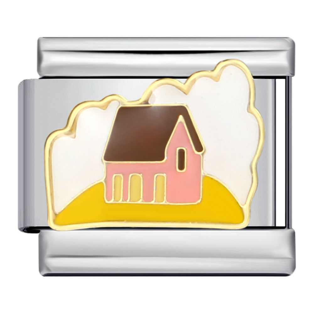 Wholesale Italian Charm Bracelet 9mm DIY Splicing Removable Stainless Steel Composable Bracelet