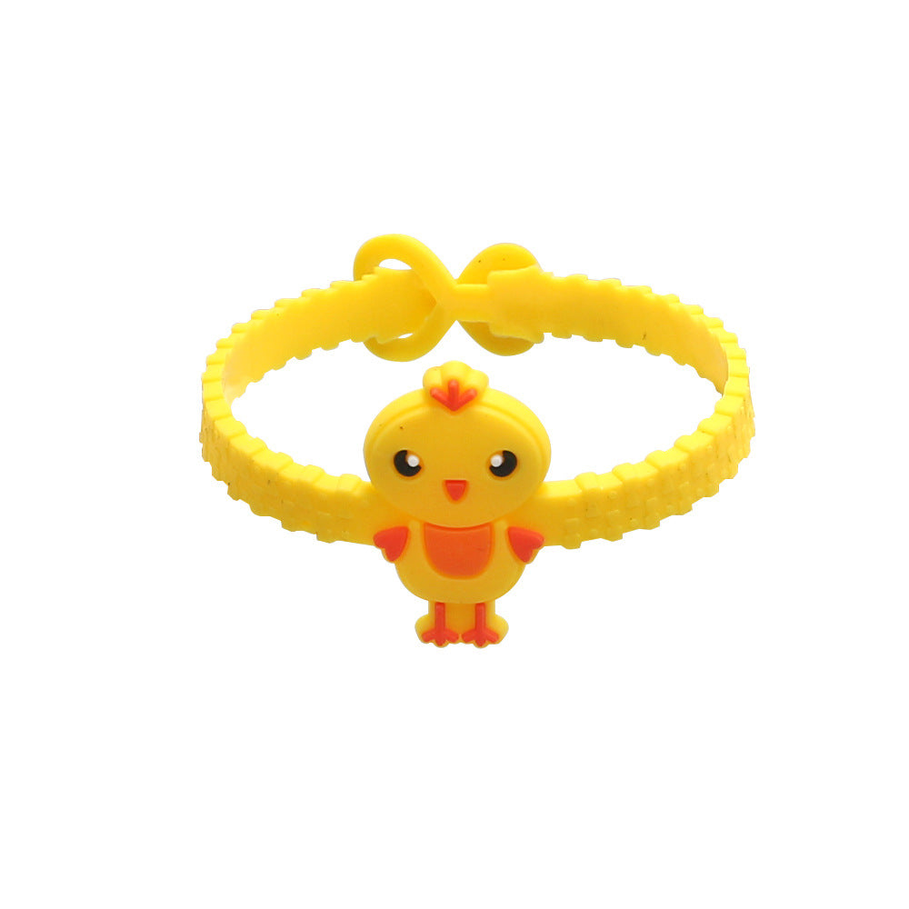 Wholesale Easter Egg Spring Eco-friendly PVC Bracelet