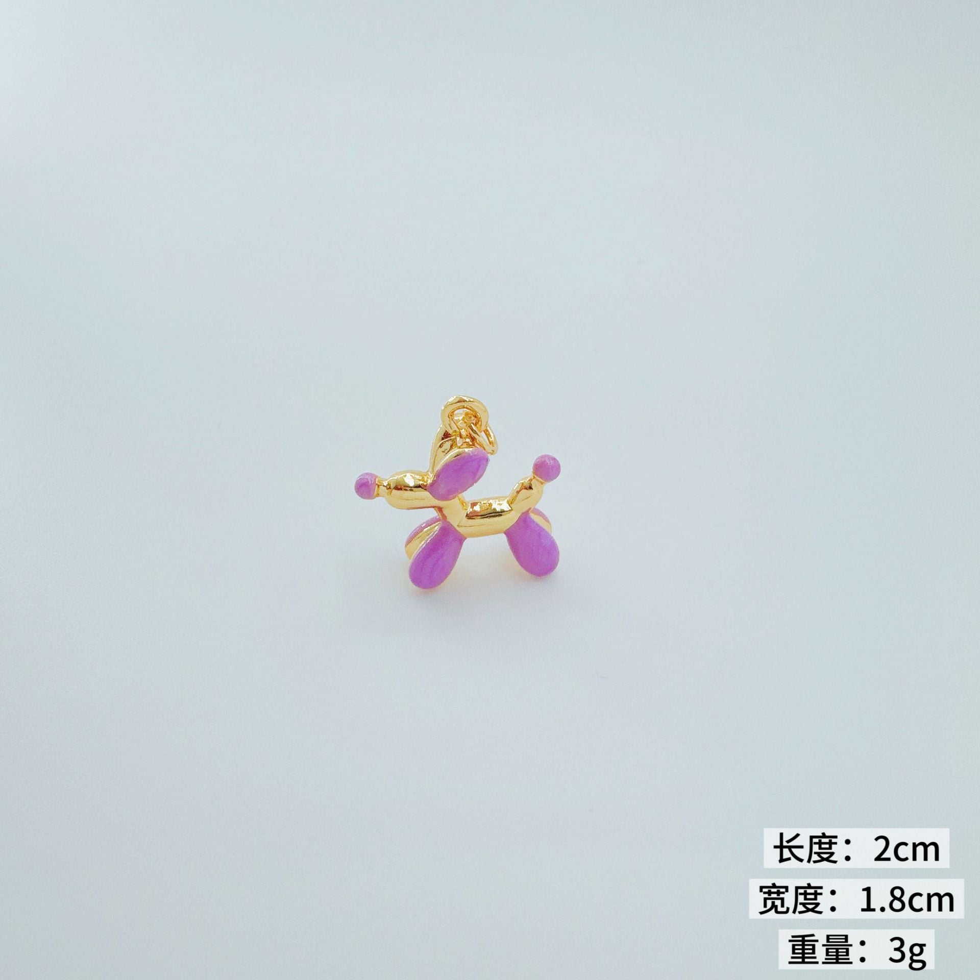Wholesale Trendy Cute Dog Pendant Necklace Gold Plated Copper Fashion Accessory