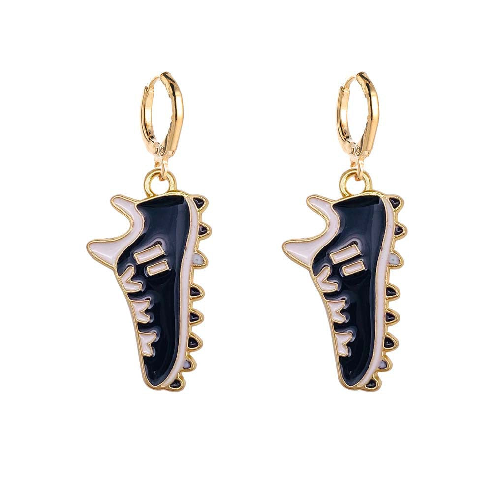 Wholesale Cartoon Baseball Hat Gloves Shoes Oil Drop Earrings ACC-ES-ChenY048