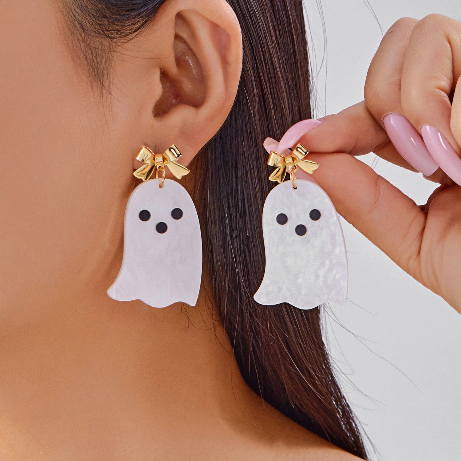 Wholesale  Halloween Pumpkin Ghost Pendant Earrings