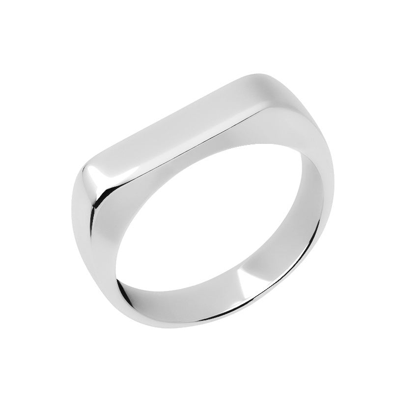 Wholesale  5MM smooth titanium steel casting ring